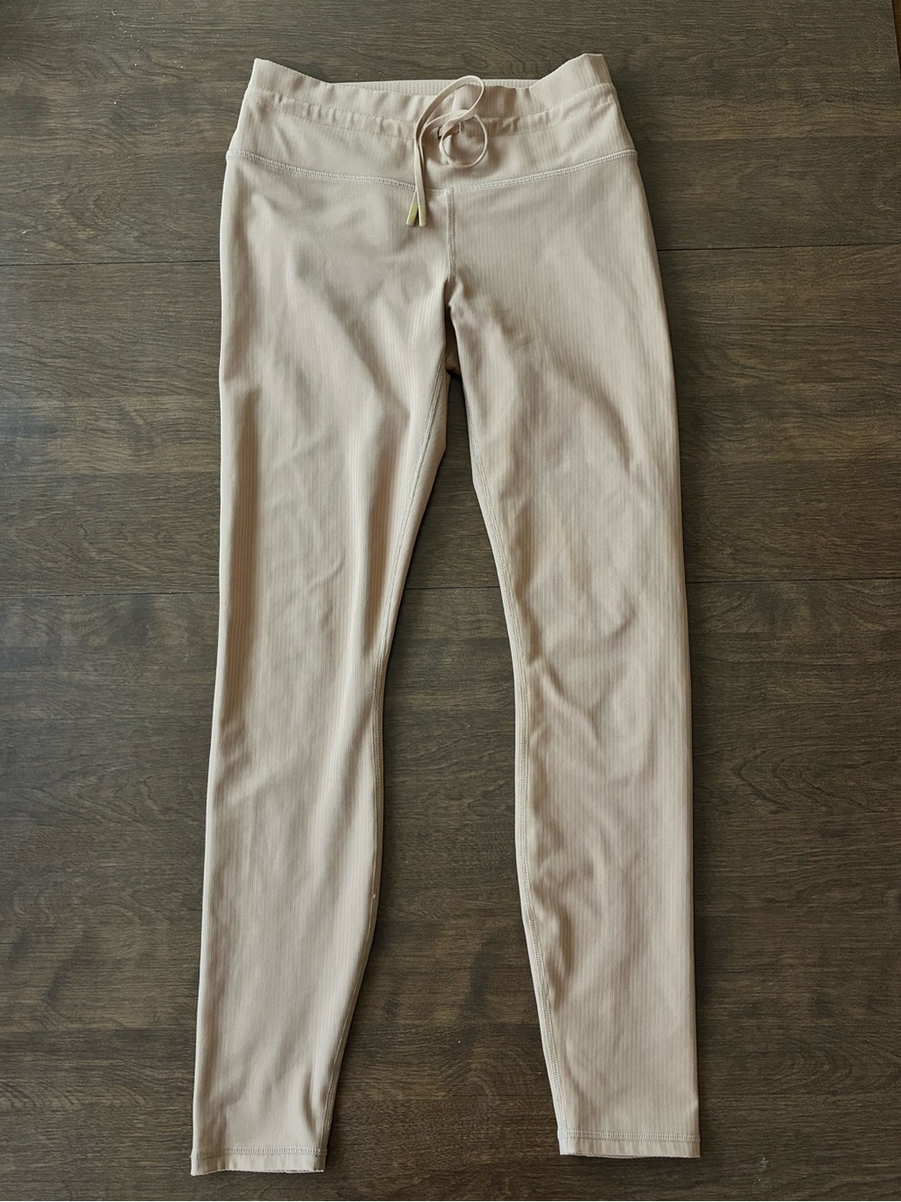 Fabletics Nude Ribbed Leggings - Picture 5 of 6